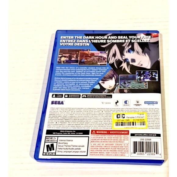 Persona 3 P3 Reload - Sony PlayStation 5 PS5 - SEE PHOTOS - Picture 5 of 6